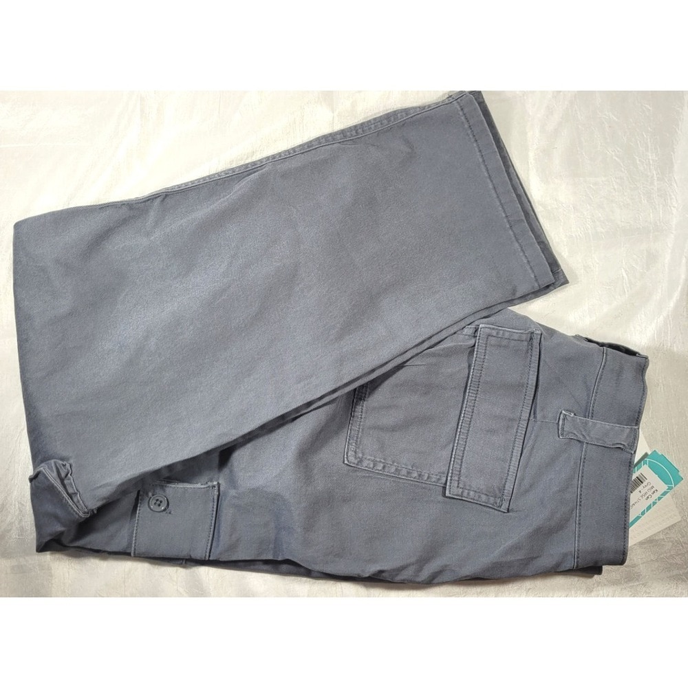 Stitch Fix KanCan Women's Mid Rise Straight Cargo Pants - Grey -‎ Sz 4 - Picture 5 of 5